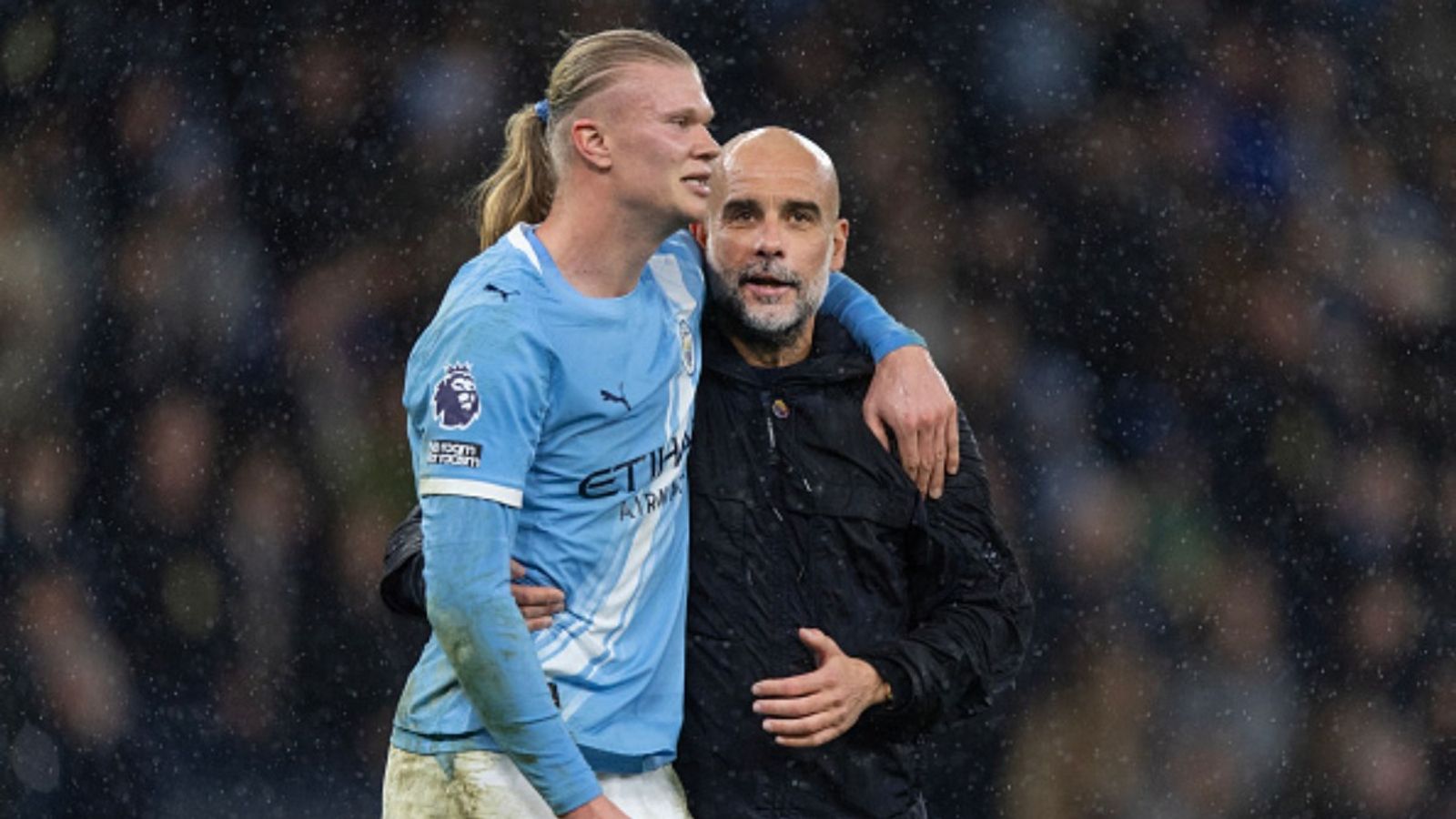 Pep Guardiola’s massive update on Erling Haaland injury; what is City star’s return timeline? Erling Haaland, Pep Guardiola in the frame (Image via Getty)