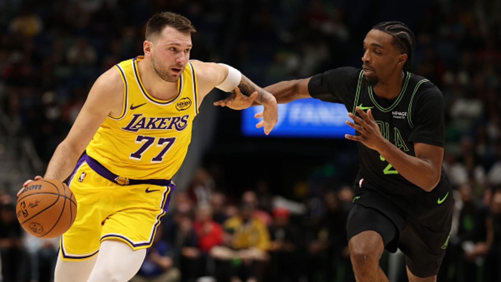 Lakers vs Pelicans schedule: Date, time, live stream, and more on NBA 2025-26 season (March 3) Lakers vs Pelicans in the frame (Image via Getty)