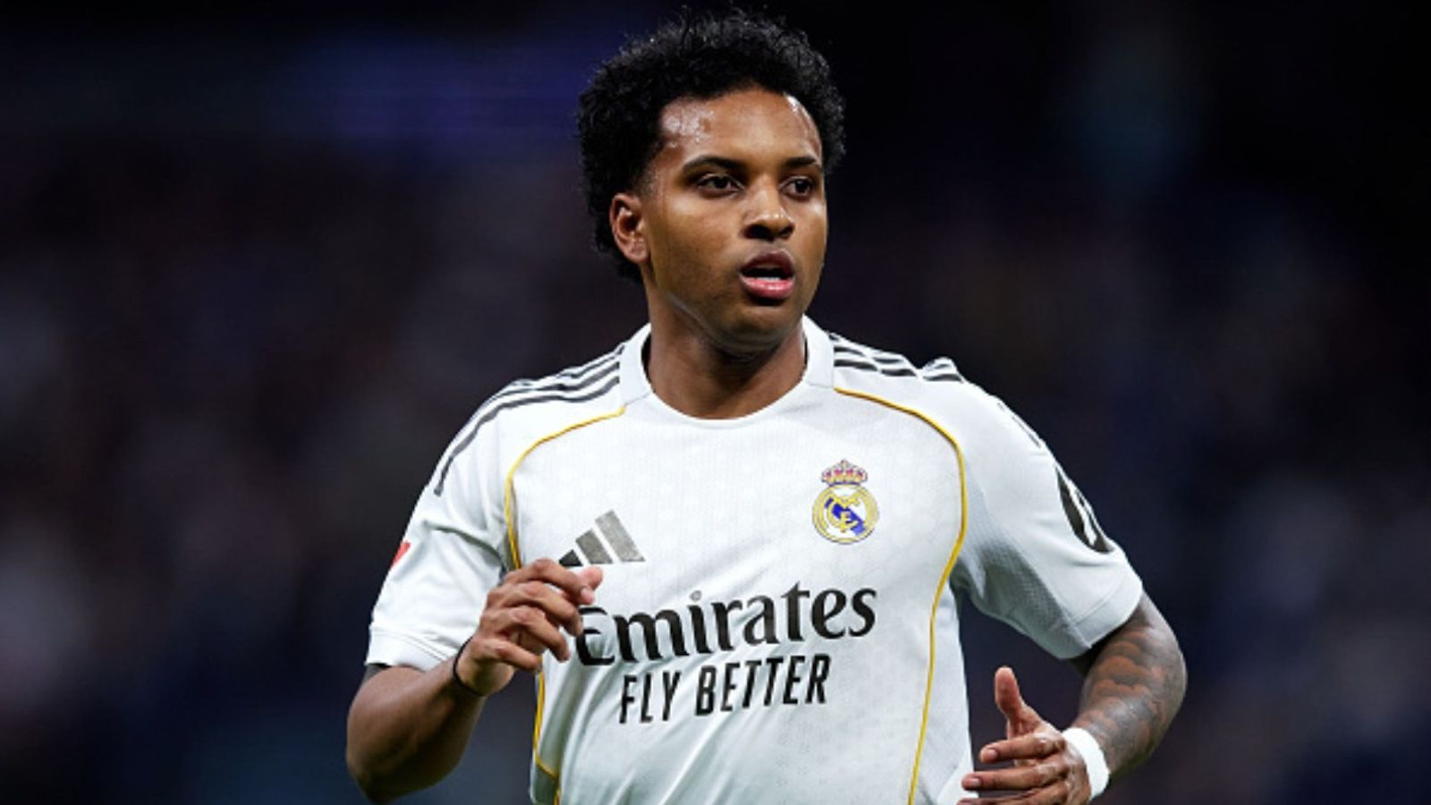 Real Madrid star Rodrygo's concerning injury timeline revealed ahead of UCL clash against Man City; will he play World Cup? Rodrygo in the frame (Image via Getty)