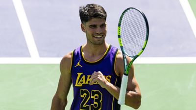 Watch: Carlos Alcaraz stuns in LeBron James Jersey ahead of Indian Wells Masters opener Carlos Alcaraz stuns in LeBron James jersey