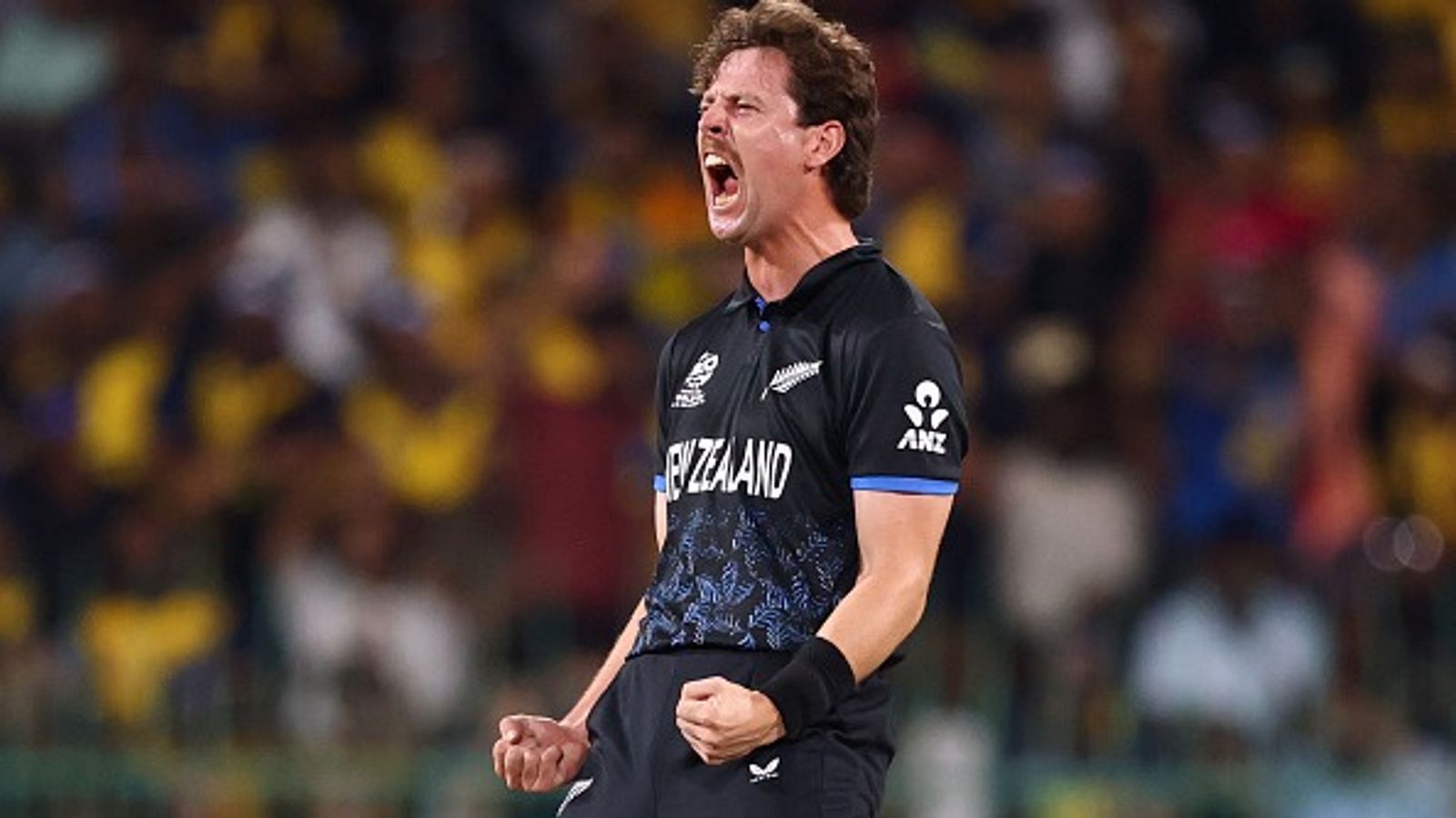 Will Matt Henry feature in SA vs NZ T20 World Cup semifinal? Mitchell Santner clears air New Zealand's star pacer Matt Henry in this frame. (Getty)