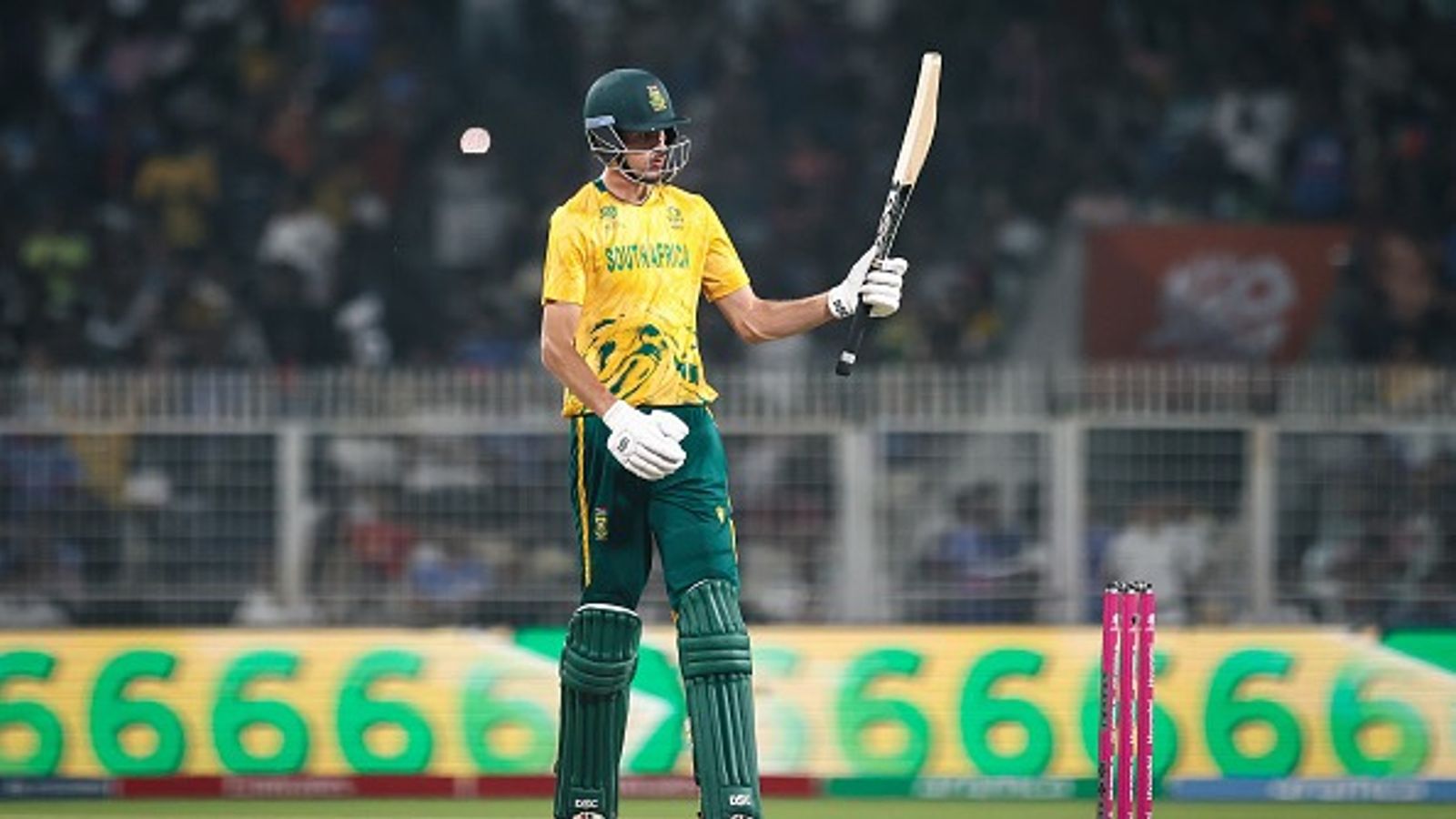 T20 World Cup: Marco Jansen notches sensational T20I feat with crucial 30-ball 55 vs NZ in semis South Africa's star all-rounder Marco Jansen in this frame. (Getty)