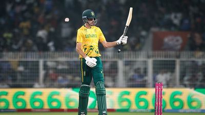 T20 World Cup: Marco Jansen notches sensational T20I feat with crucial 30-ball 55 vs NZ in semis South Africa's star all-rounder Marco Jansen in this frame. (Getty)