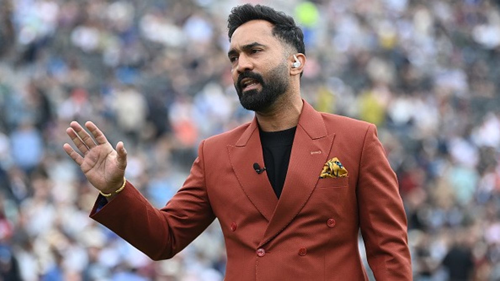 'Both you fossils...': Dinesh Karthik roasts Hussain, Atherton over Pakistan's elimination from T20 World Cup Former India's star wicketkeeper-batter Dinesh Karthik in frame. (Getty)