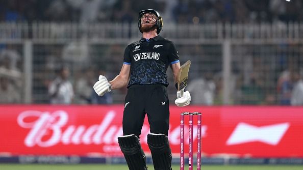 Finn Allen of New Zealand celebrates reaching his century to win the ICC Men's T20 World Cup India & Sri Lanka 2026 Semi-Final match between South Africa and New Zealand (Getty) Finn Allen of New Zealand celebrates reaching his century to win the ICC Men's T20 World Cup India & Sri Lanka 2026 Semi-Final match between South Africa and New Zealand (Getty)