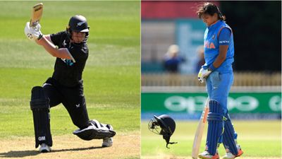 New Zealand batter achieves Harmanpreet Kaur's World Cup 2017 semifinal feat with unbeaten 157 vs Zimbabwe Brooke Halliday, Harmanpreet Kaur