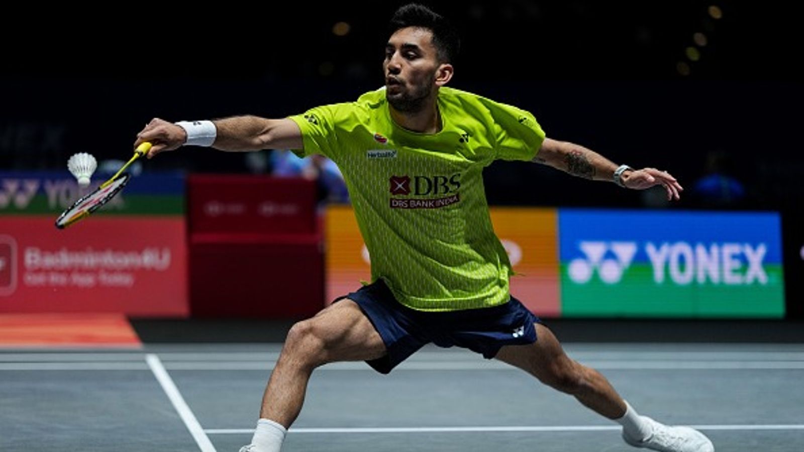 All England Championships: Lakshya Sen downs Angus Ng Ka Long to make quarterfinals India's ace shuttler Lakshya Sen in this frame. (Getty)
