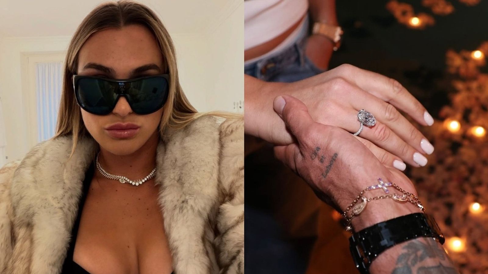 How much does No. 1 Aryna Sabalenka's engagement ring cost? Jeweler reveals hefty price tag Aryna Sabalenka and her engagement ring in the frame (Images via Aryna Sabalenka/Instagram)
