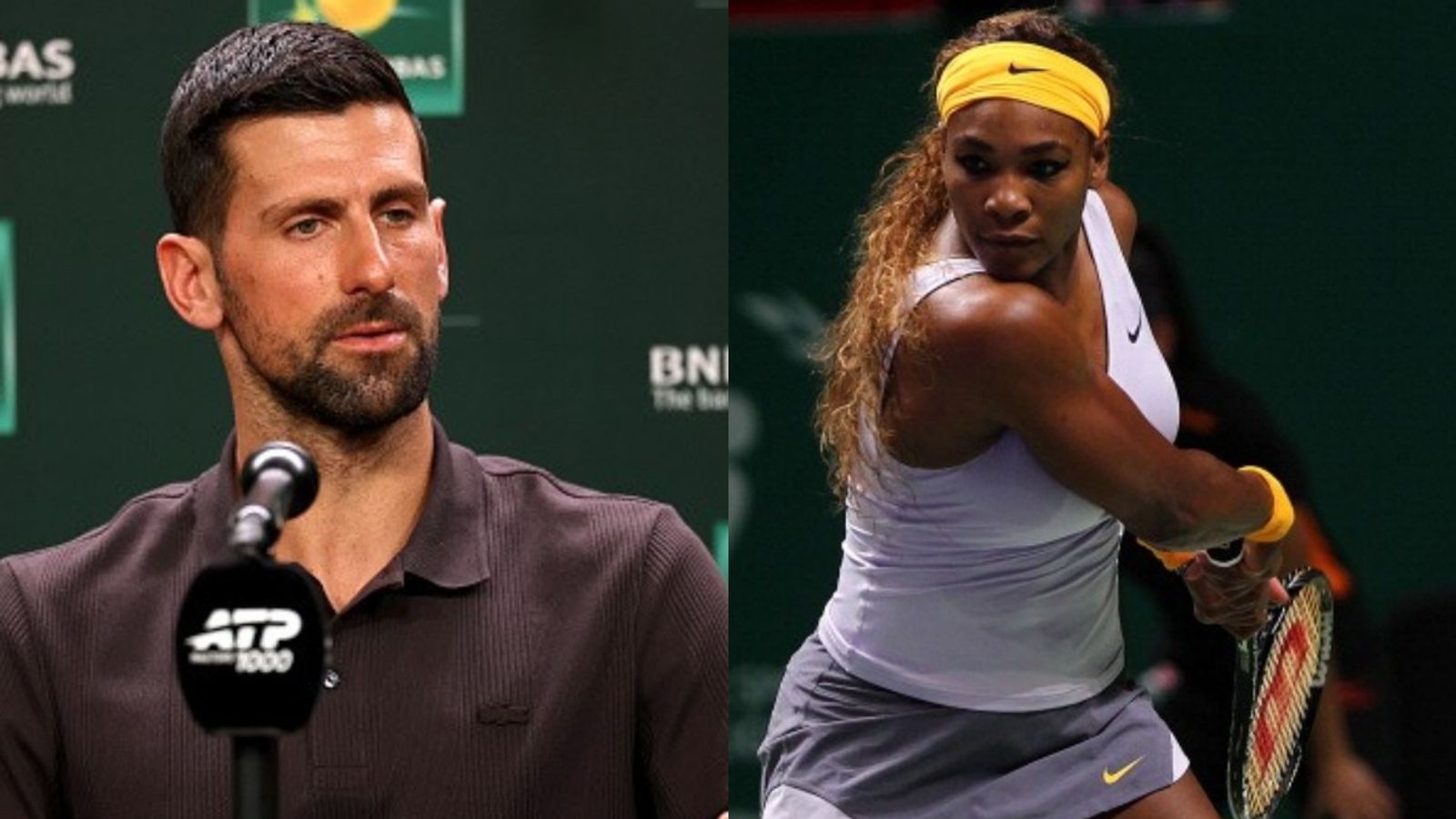 'I think...': Novak Djokovic drops bombshell on potential Serena Williams return Novak Djokovic, Serena Williams in the frame (Images via Getty)