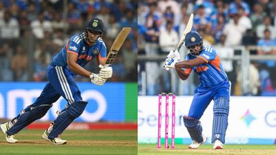 India survive England scare to storm into T20 World Cup final after Samson-Dube's special seals 7-run win India's Shivam Dube (L) and Sanju Samson in frame. (Getty)