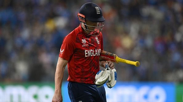 England captain Harry Brook in this frame. (Getty)