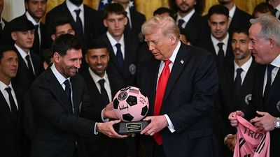 Lionel Messi meets US President Donald Trump at White House to celebrate Inter Miami's 2025 MLS Cup triumph SportsTak