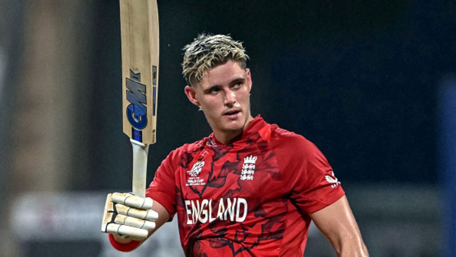 Jacob Bethell becomes first batter in international cricket history to achieve this feat England's Jacob Bethell celebrates after scoring a century during the 2026 ICC Men's T20 Cricket World Cup semi-final match between India and England at the Wankhede Stadium in Mumbai on March 5, 2026.