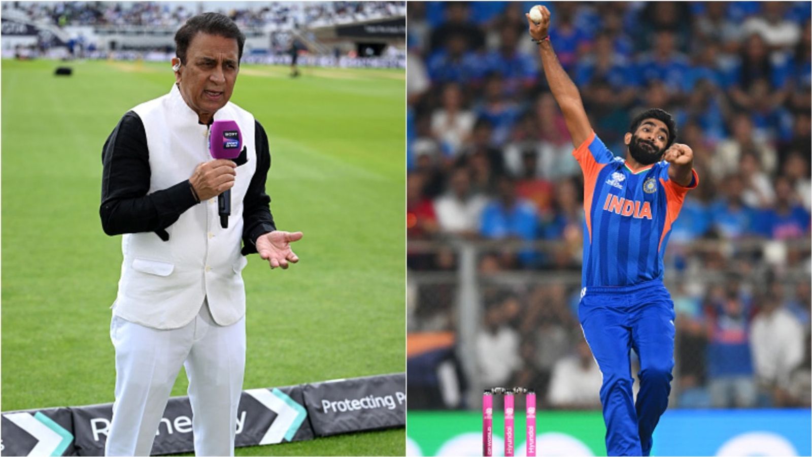 After criticising light show, Sunil Gavaskar lashes out at Wankhede DJ for 'Boom Boom Bumrah' chants in middle of over Former India cricketer Sunil Gavaskar; India pacer Jasprit Bumrah bowls against England in T20 World Cup 2026 semifinal.