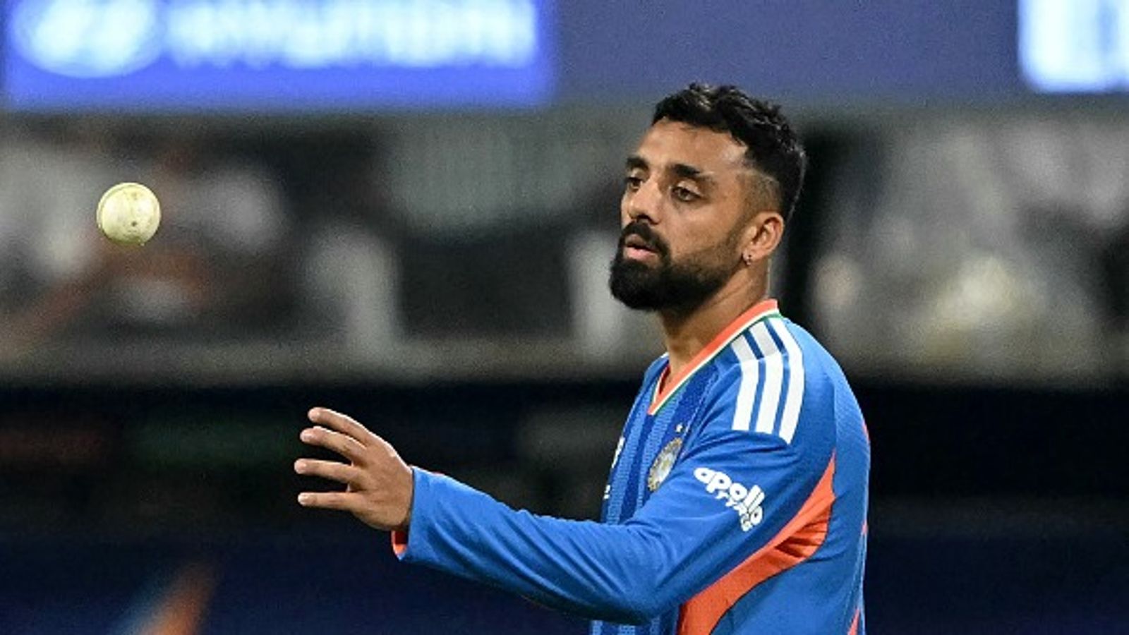 'Do not bowl from round the wicket to...': R Ashwin gives Varun Chakravarthy key tips ahead of T20 World Cup final Varun Chakravarthy prepares to deliver a ball during the 2026 ICC Men's T20 Cricket World Cup (Getty)