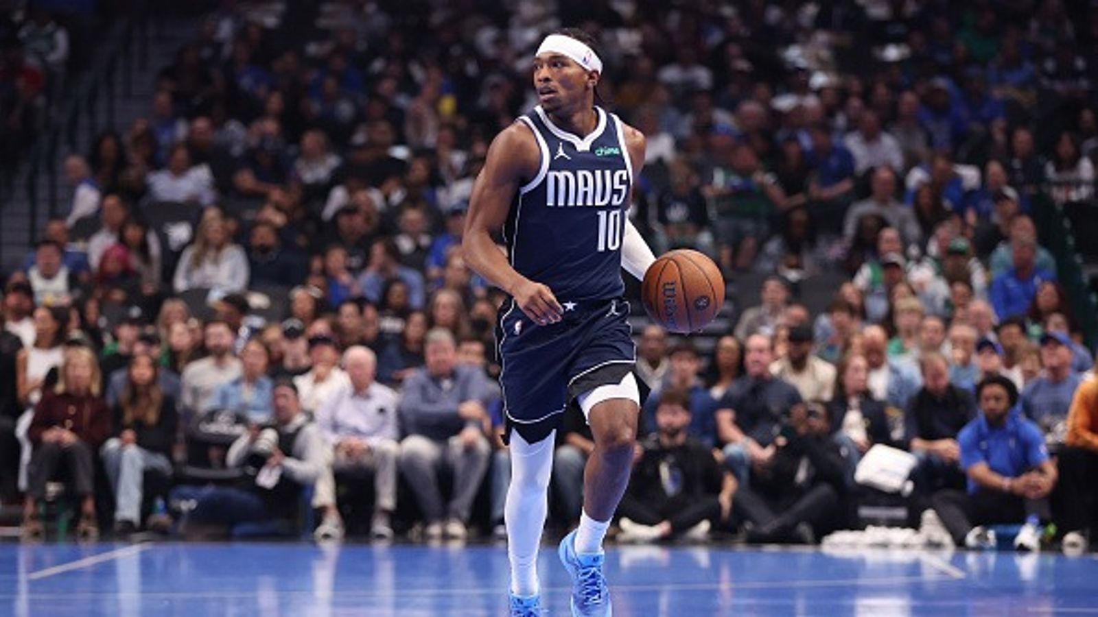 Dallas Mavericks injury report: Get the latest on Brandon Williams ahead of a game vs Boston Celtics Brandon Williams in the frame.