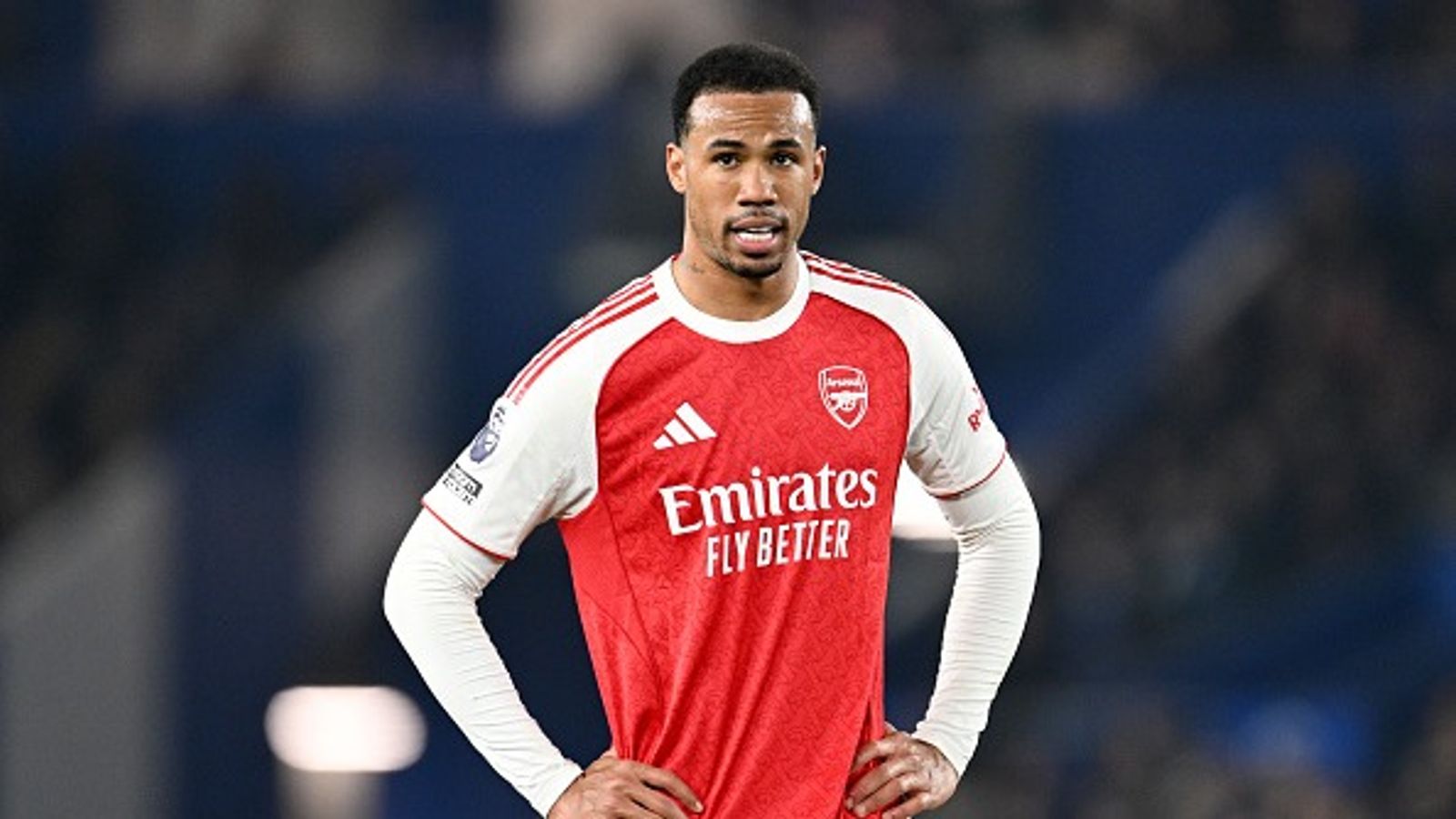 Arsenal defender Gabriel Magalhães hits back at Brighton boss over 'time wasting tactics' allegations Gabriel Magalhães in the frame.
