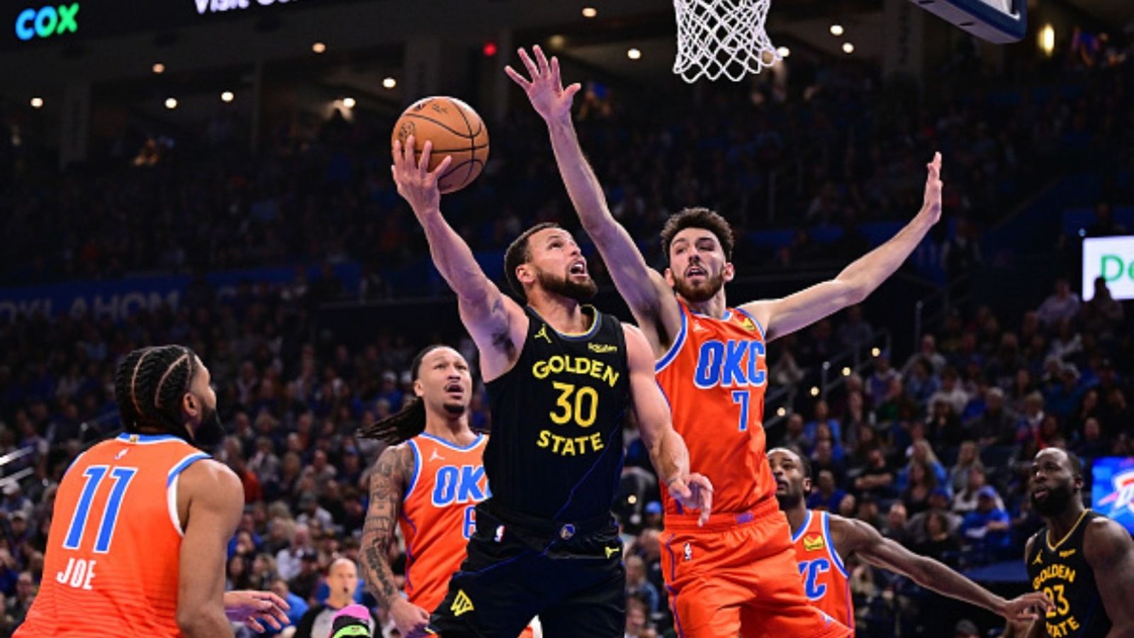Thunder vs Warriors schedule: Date, time, live stream, and more on NBA 2025-26 season (March 7) Thunder vs Warriors in the frame (Image via Getty)