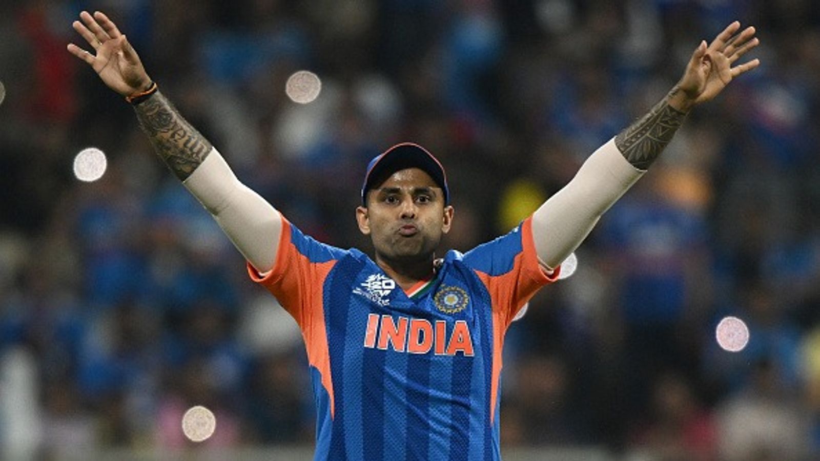 'Bada bhai, Papa banke kuch nahi hoga': Suryakumar Yadav explains his way of handling teammates India captain Suryakumar Yadav in this frame. (Getty)