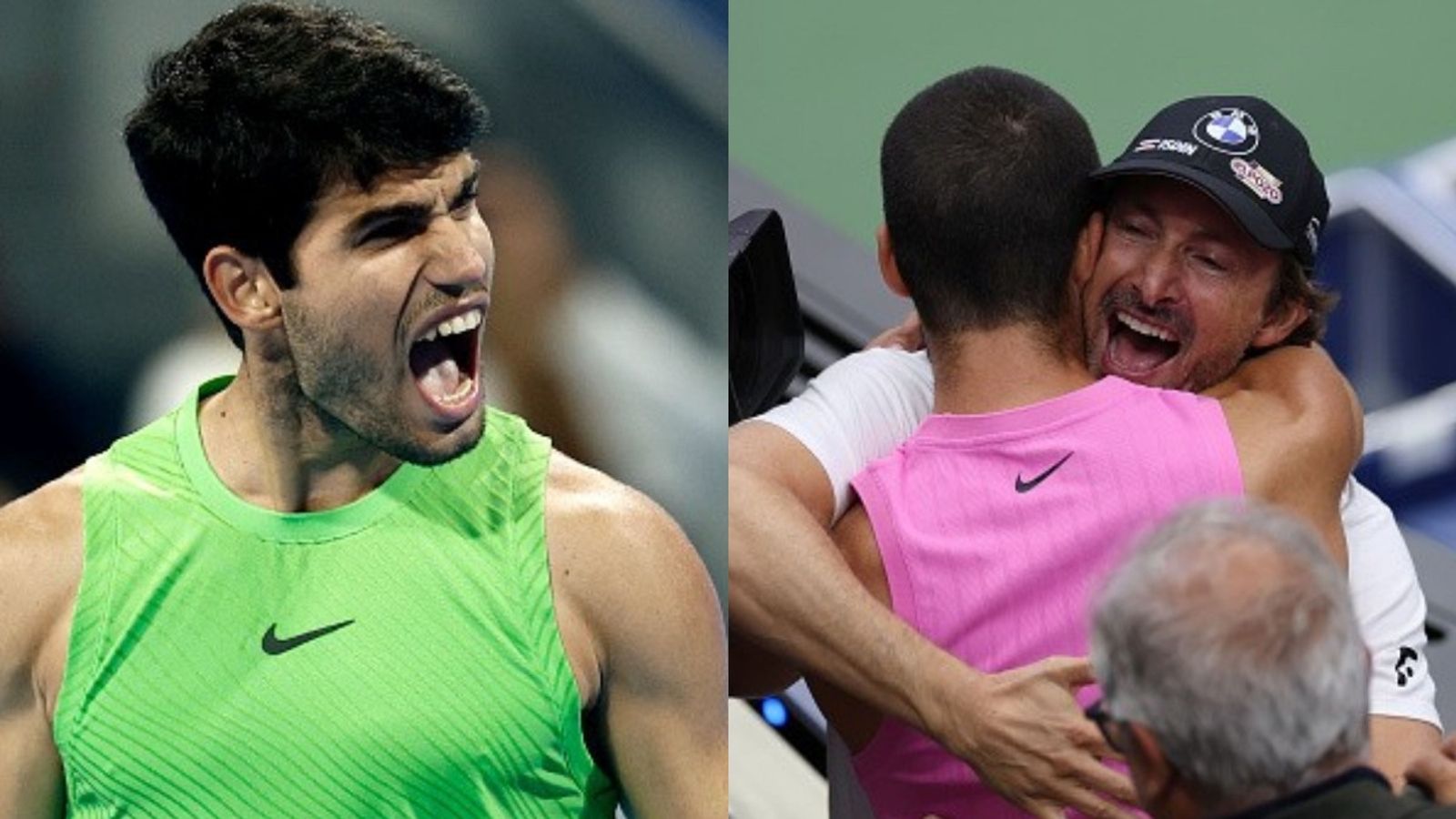 Former Carlos Alcaraz coach, Juan Ferrero reveals why he unfollowed No. 1 tennis star Carlos Alcaraz, Juan Ferrero in the frame (Images via Getty)