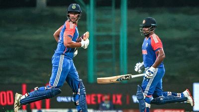 World Record Alert: India script history with highest-ever total in T20 World Cup final India's Shivam Dube (L) and Sanju Samson in this frame. (Getty)
