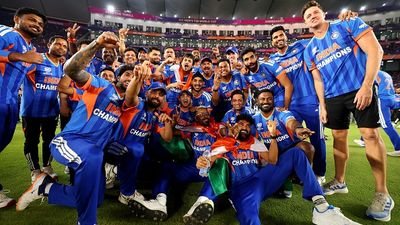 'No match for the explosive cricket...': Virat Kohli's emotional social media post post after India's T20 World Cup 2026 win goes viral India players pose for a photo as they celebrate victory after the ICC Men's T20 World Cup India & Sri Lanka 2026 Final between India and New Zealand at Narendra Modi Stadium (Getty)
