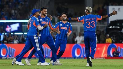 Suryakumar Yadav's India scripts four unprecedented records with T20 World Cup 2026 glory The Indian team celebrates the wicket of New Zealand's Finn Allen during the final match of the 2026 ICC Men's T20 World Cup between India and New Zealand (Getty)
