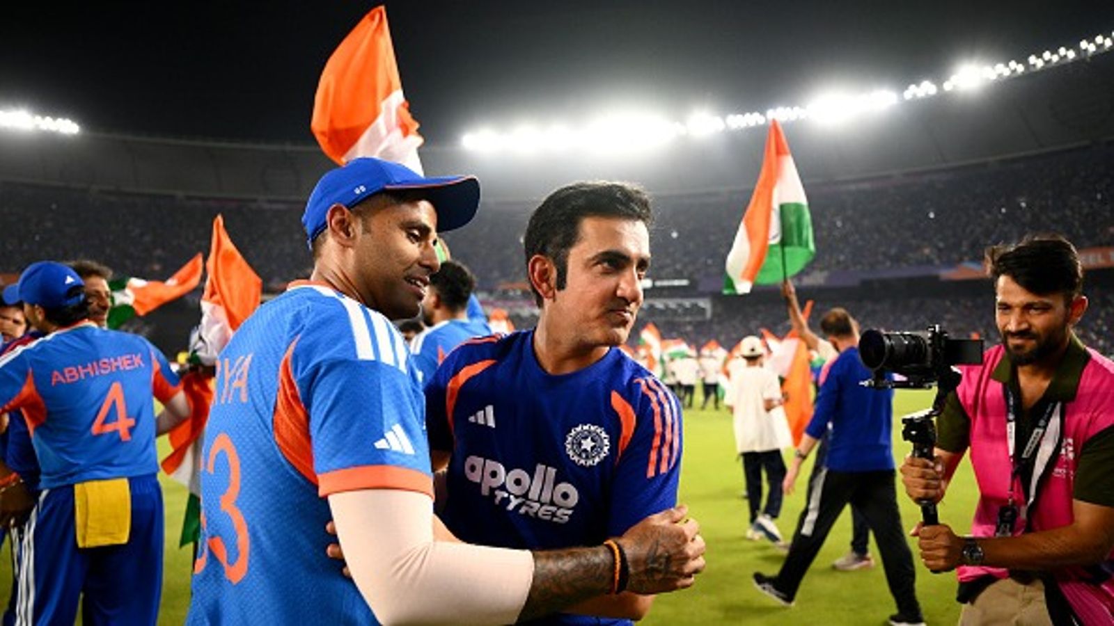 Gautam Gambhir creates history, becomes 1st man ever to bag this rare feat after India's T20 World Cup 2026 triumph India's head coach Gautam Gambhir (R) and captain Suryakumar Yadav in frame. (Getty)