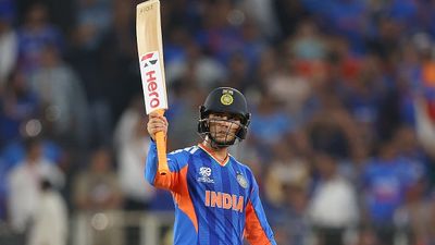 'Kash aise 2-3 Abhishek Sharma Pakistan me hote': Mohammad Amir lambasted for 'slogger' quip for India star India's star opener Abhishek Sharma in this frame. (Getty)