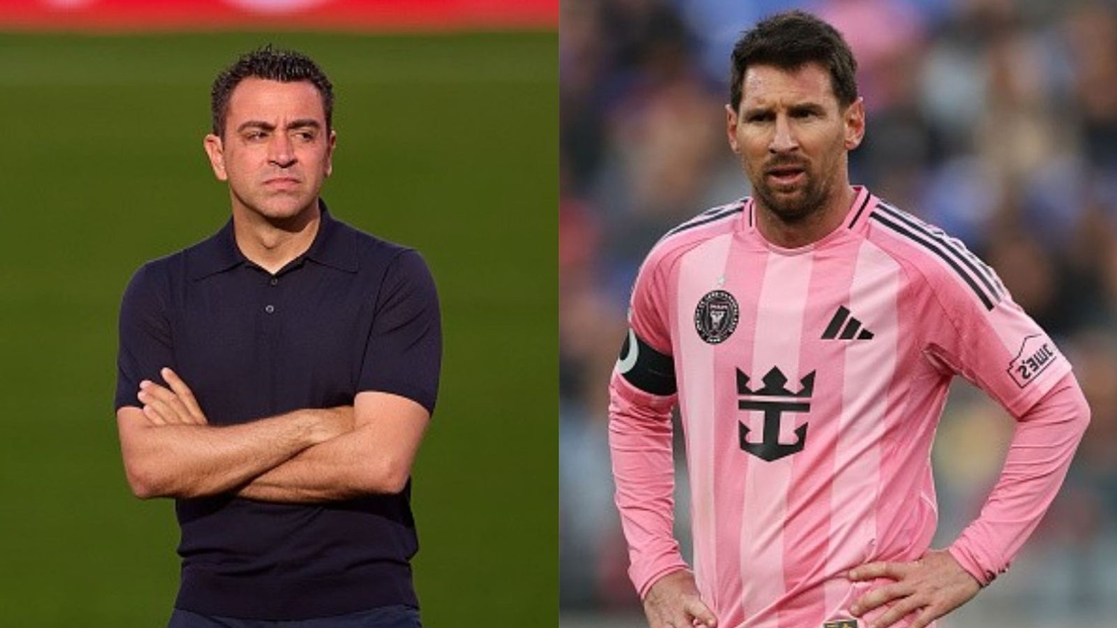 Former Barcelona coach Xavi reveals why Lionel Messi will 'never' return to Camp Nou Xavi, Lionel Messi in the frame (Images via Getty)