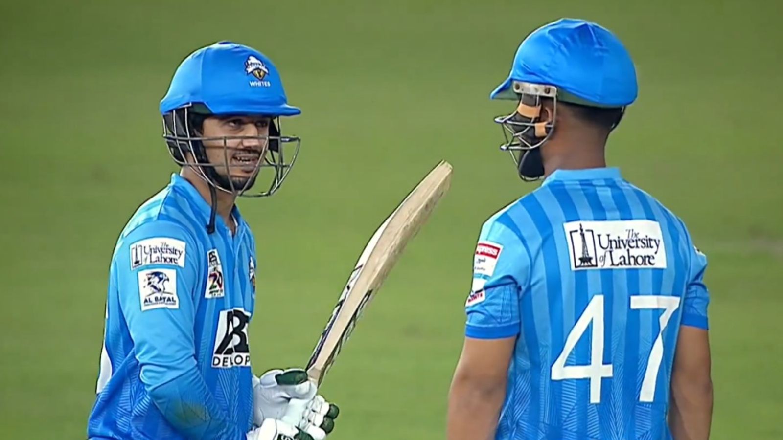 Failed in T20 World Cup 2026, dropped from Pakistan's ODI squad, Saim Ayub cracks 33-ball 53 in run chase Karachi Whites' Saim Ayub interacts with opening partner Abdullah Fazal in the run chase against Bahawalpur in National T20 Cup 2026.