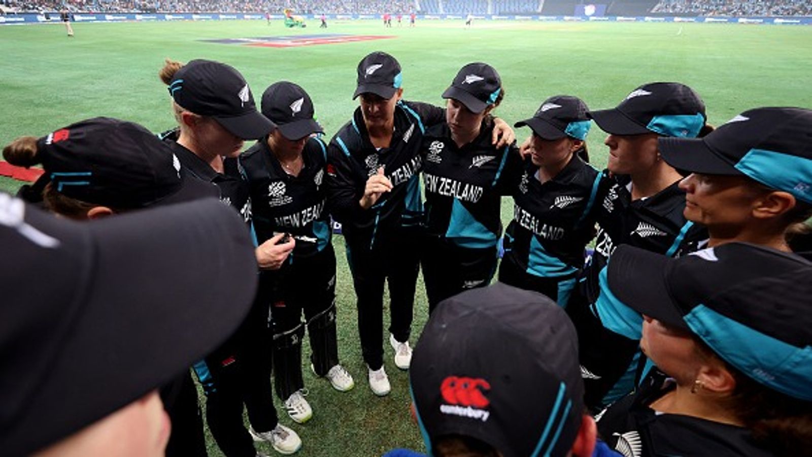 New Zealand announce squad for T20I series vs South Africa; 3 star players, 2 fit-again youngsters return Sophie Devine of New Zealand speaks with teammates as they huddle during the ICC Women's T20 World Cup Final 2024 match against South Africa at Dubai International Stadium on October 20, 2024 in Dubai, United Arab Emirates.