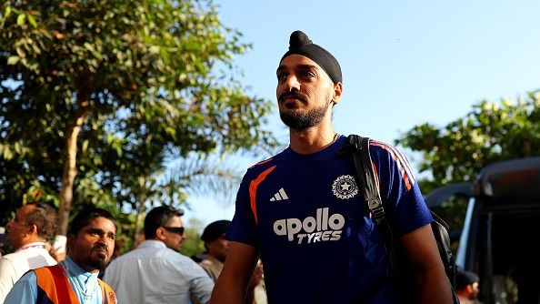 India's star pacer Arshdeep Singh in this frame. (Getty)
