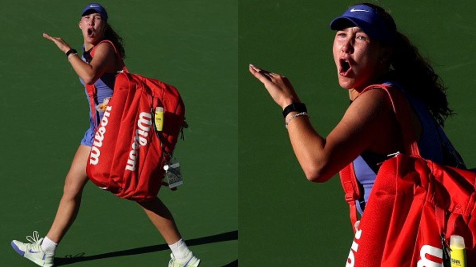 Watch: Mirra Andreeva smashes racket and tells Indian Wells crowd 'F*** you all' after upset loss to Katerina Siniakova Mirra Andreeva in the frame (Image via Getty)