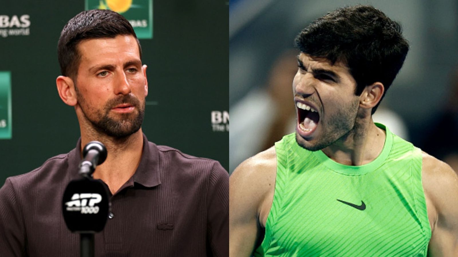 Not just tennis, Novak Djokovic reveals Carlos Alcaraz is good at THIS sport too Novak Djokovic, Carlos Alcaraz in the frame (Images via Getty)