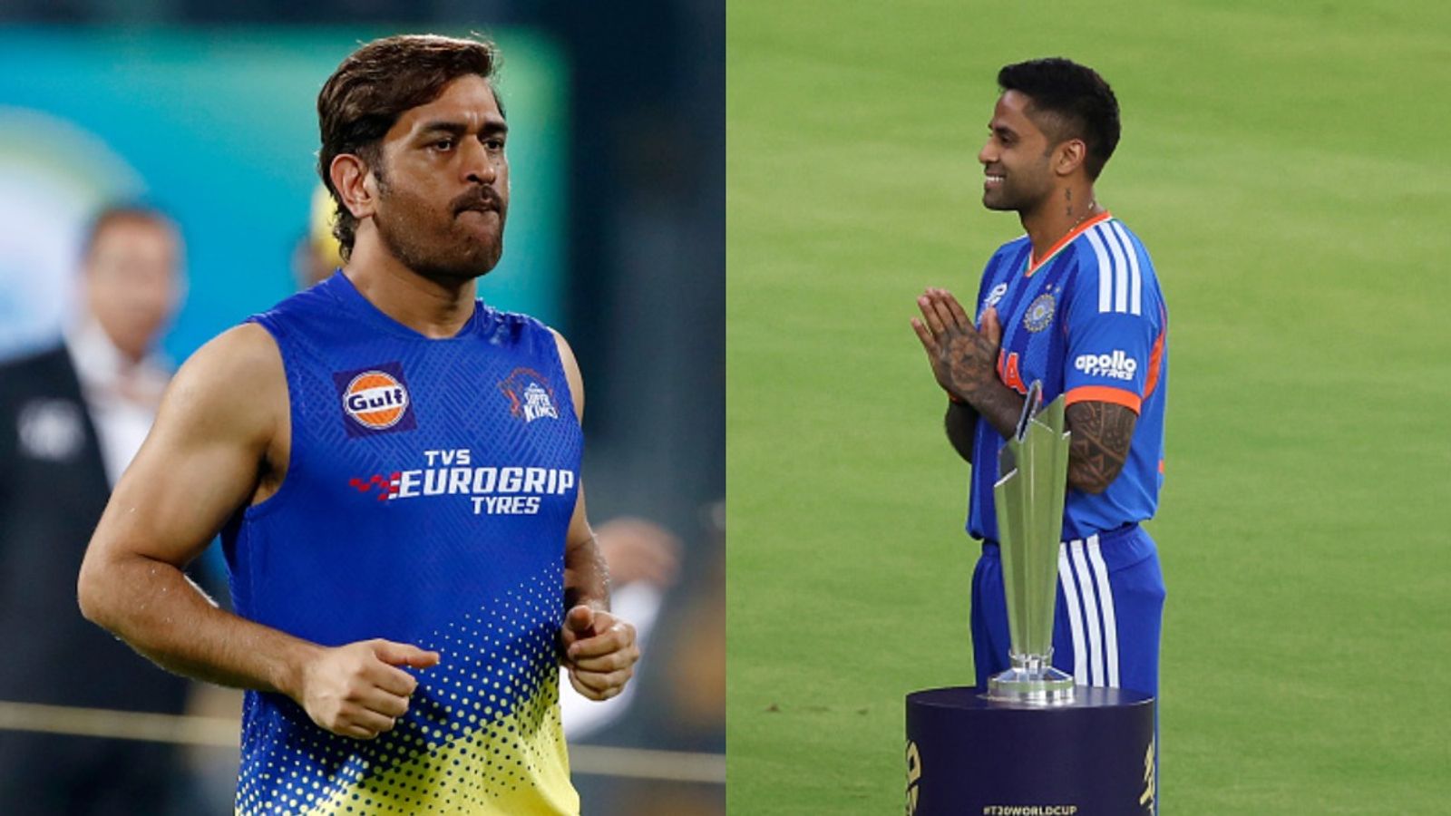 'MS Dhoni told me...': Suryakumar Yadav discloses how MSD's big advice which helped him steer India to T20 WC title Former India captain (MS Dhoni) and current skipper Suryakumar Yadav in this frame. (Getty)