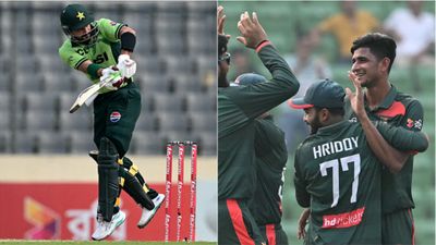 Babar-less Pakistan bowled out for 114 as Bangladesh's 23-year-old takes maiden ODI fifer Sahibzada Farhan, Nahid Rana