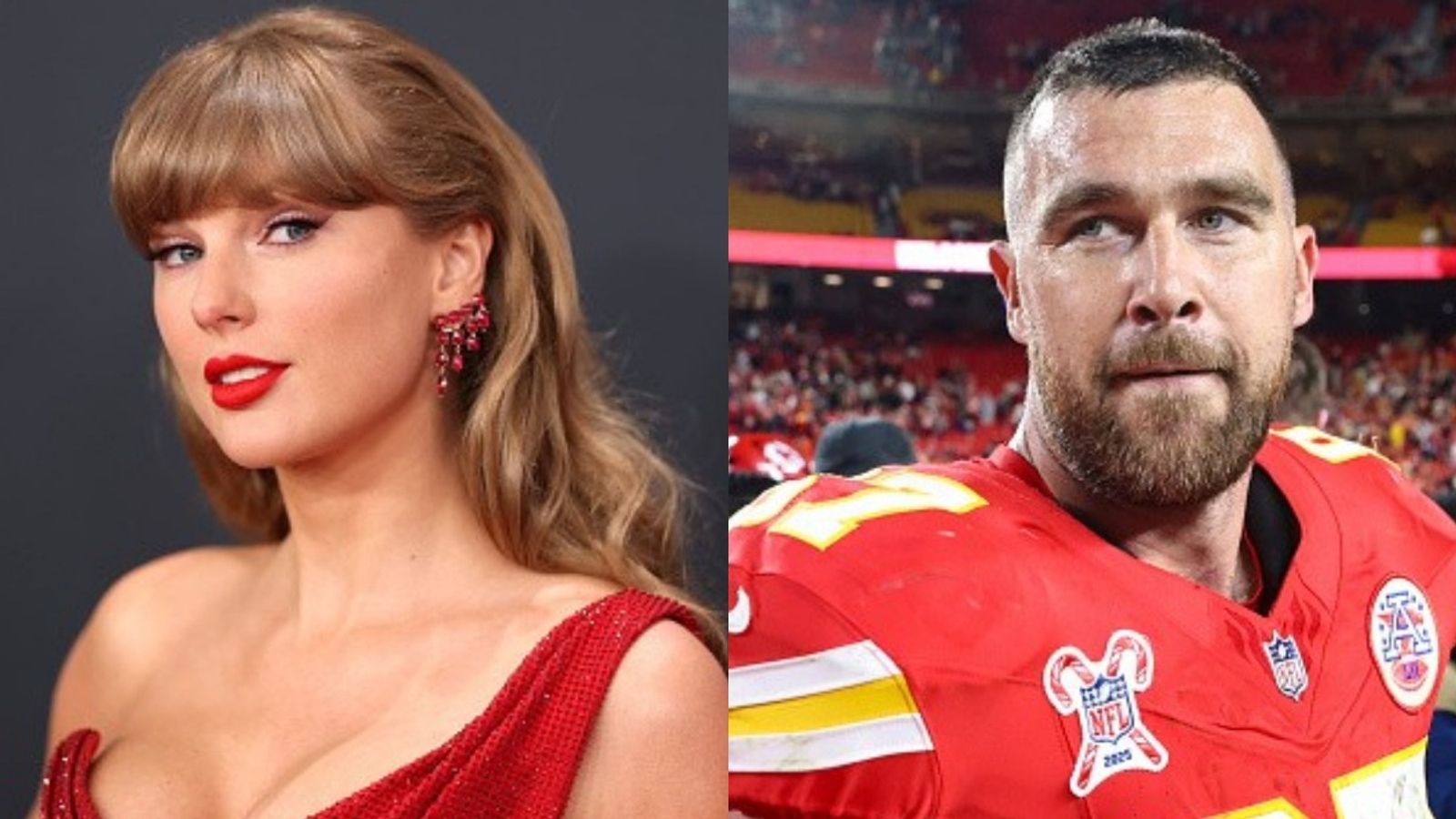 Chiefs star Travis Kelce commits to 14th season inspired by fiancée Taylor Swift despite retirement rumors Taylor Swift, Travis Kelce in the frame (Images via Getty)