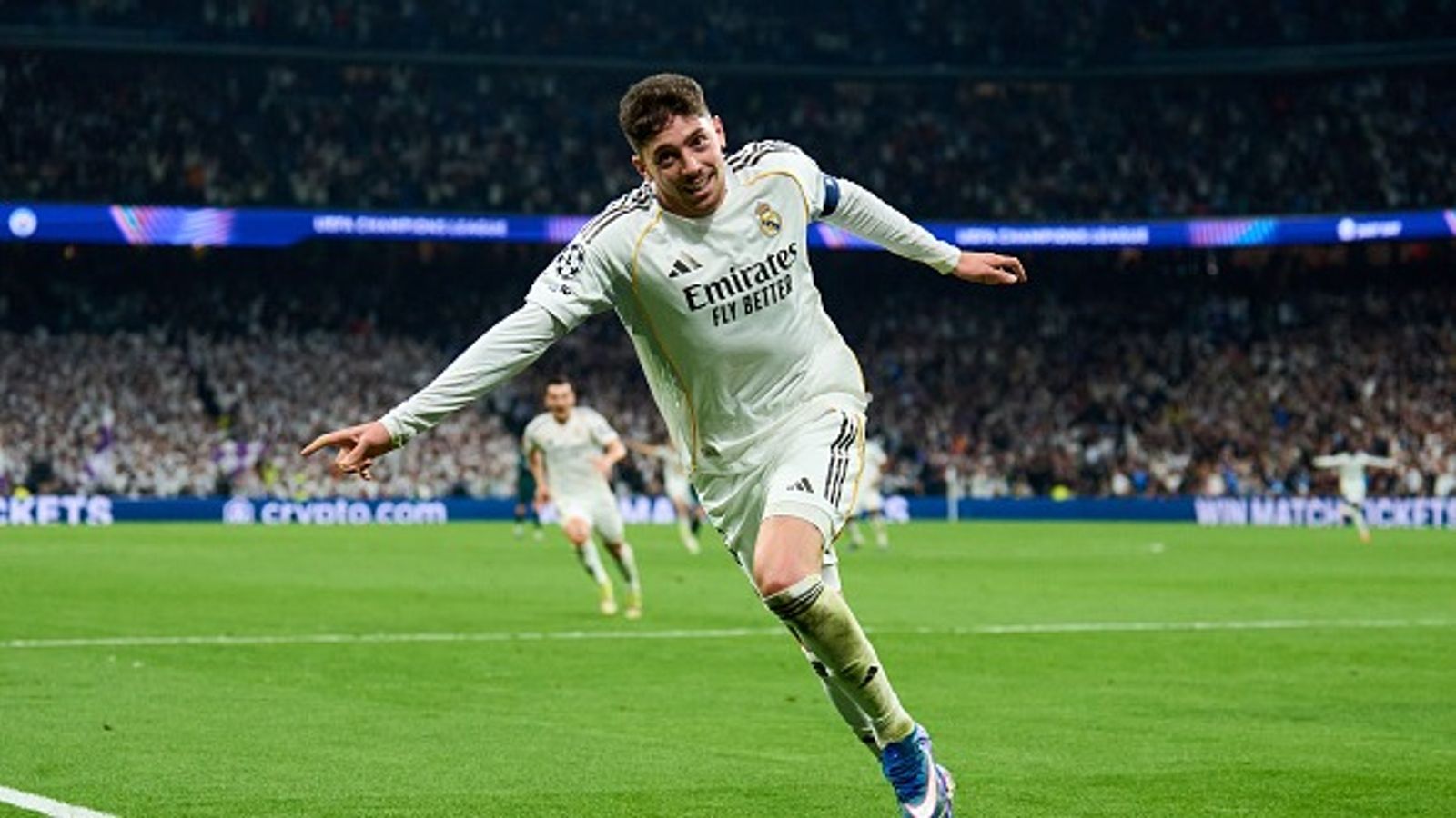Hat-trick hero Federico Valverde powers Real Madrid to dominant 3-0 win over Manchester City Federico Valverde in the frame.