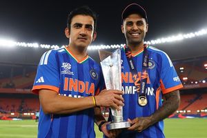'He put the trophy in front of us and...': Suryakumar Yadav reveals Gautam Gambhir's chat with Team after T20 World Cup 2026 win SportsTak