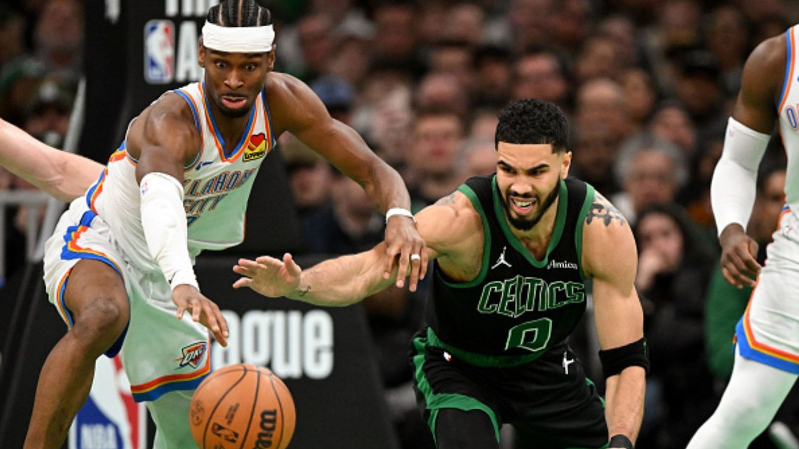 Thunder vs Celtics schedule: Date, time, live stream, and more on NBA 2025-26 season (March 12) Thunder vs Celtics in the frame (Image via Getty)
