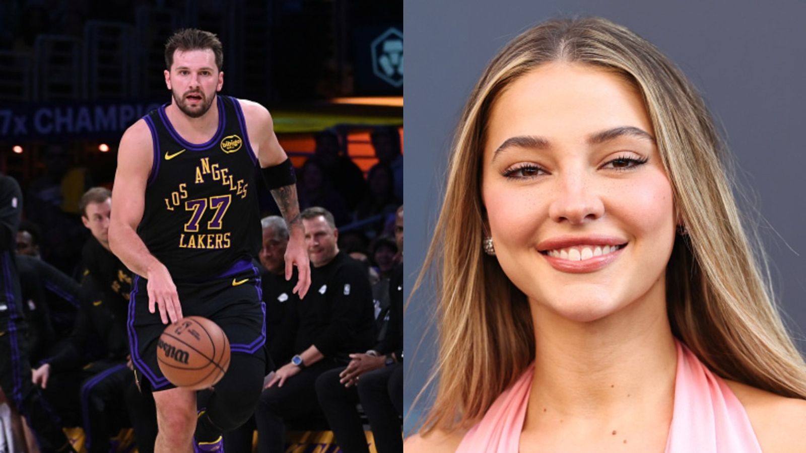 Revealed: Is Luka Doncic really dating Madeline Cline? Know everything here Luka Doncic and Madelyn Cline in the frame (via Getty)
