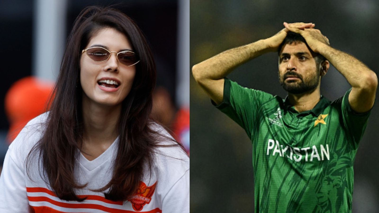 Sunrisers Leeds 'X' account suspended shortly after Abrar Ahmed signing announcement for The Hundred Kavya Maran and Abrar Ahmed (Getty)