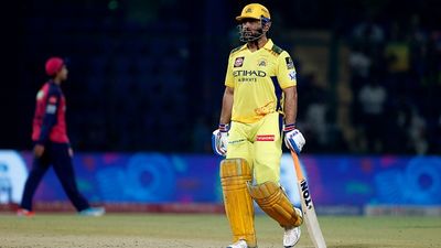 MS Dhoni advised to promote batting order for CSK in IPL 2026 MS Dhoni of Chennai Super Kings leaves the field (Getty)