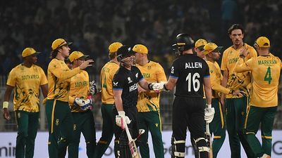 Not England or Australia, Michael Vaughan labels this team as 'stupidest' in T20 World Cup 2026 New Zealand's Tim Seifert and batting partner Finn Allen run during the ICC Men's T20 World Cup India & Sri Lanka 2026 1st Semi-Final match between South Africa and New Zealand at Eden Gardens in Kolkata (Getty)