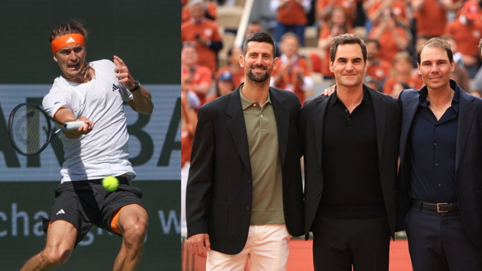 Alexander Zverev joins elite ‘Big Three’ company after latest winning feat Alexander Zverev and Big Three in the frame (via Getty)