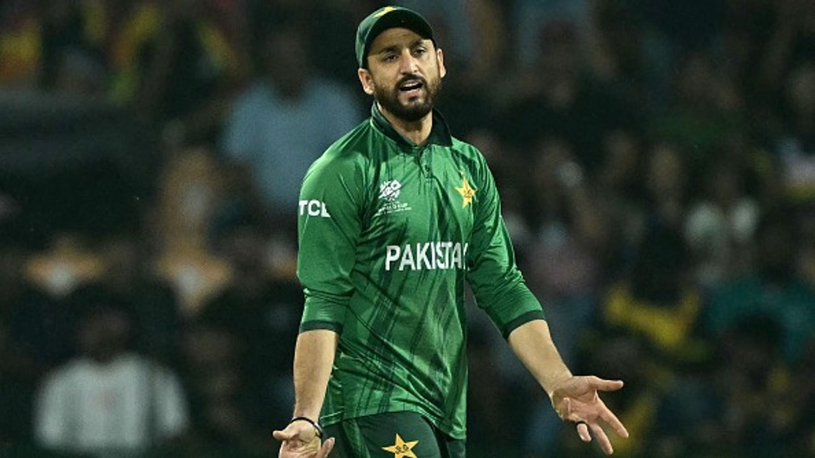 Salman Agha bears ICC's brunt after aggressive reaction following controversial run out against Bangladesh Pakistan's Salman Ali Agha in this frame. (Getty)
