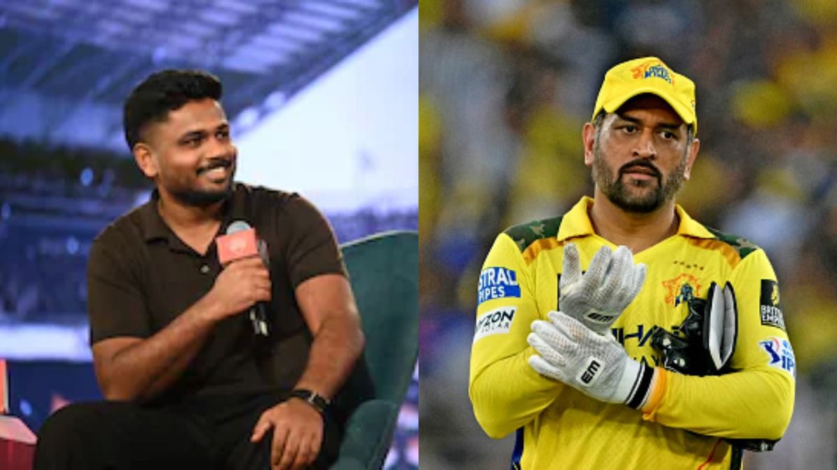 Sanju Samson along with MS Dhoni (IndiaToday/Getty)