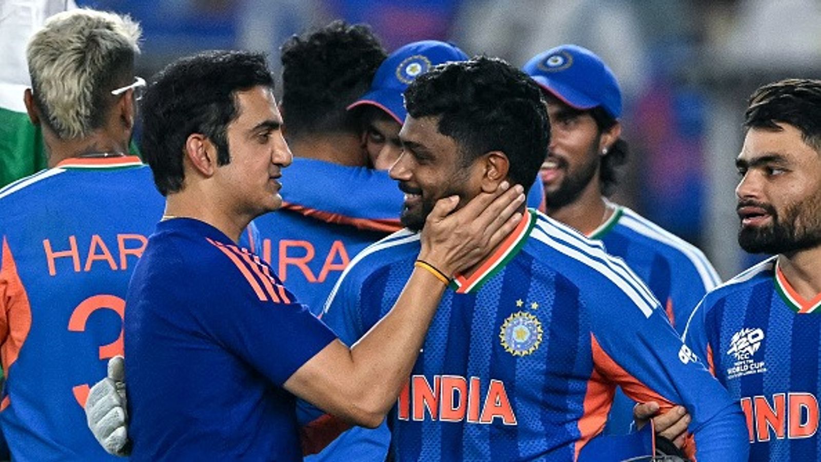 Gautam Gambhir explains why Sanju Samson was brought back into India’s T20 World Cup 2026 XI India's Sanju Samson (C) celebrates with his coach Gautam Gambhir (L) after their team's win in the 2026 ICC Men's T20 Cricket World Cup final match against New Zealand (Getty)