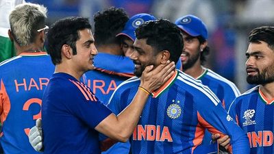 Gautam Gambhir explains why Sanju Samson was brought back into India’s T20 World Cup 2026 XI India's Sanju Samson (C) celebrates with his coach Gautam Gambhir (L) after their team's win in the 2026 ICC Men's T20 Cricket World Cup final match against New Zealand (Getty)
